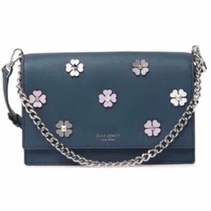 KATE SPADE CAMERON SPADE FLOWER APPLIQUE CROSSBODY